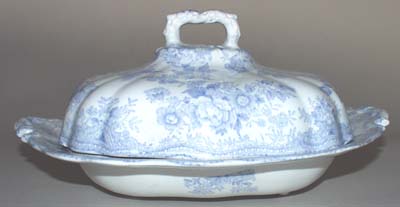 Vegetable Dish with Cover c1880